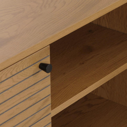 Cosmo Casa - Kledingkast - Ladekast - Scandinavische Stijl - Metaal - Hout Melamine - Naturel - 53x94x35cm