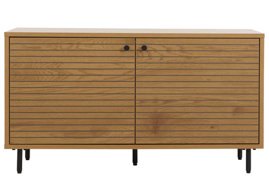 Cosmo Casa - Kledingkast - Ladekast - Scandinavische Stijl - Metaal - Hout Melamine - Naturel - 53x94x35cm