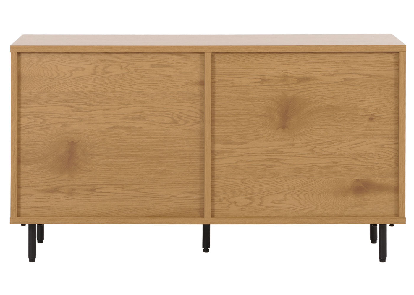 Cosmo Casa - Kledingkast - Ladekast - Scandinavische Stijl - Metaal - Hout Melamine - Naturel - 53x94x35cm