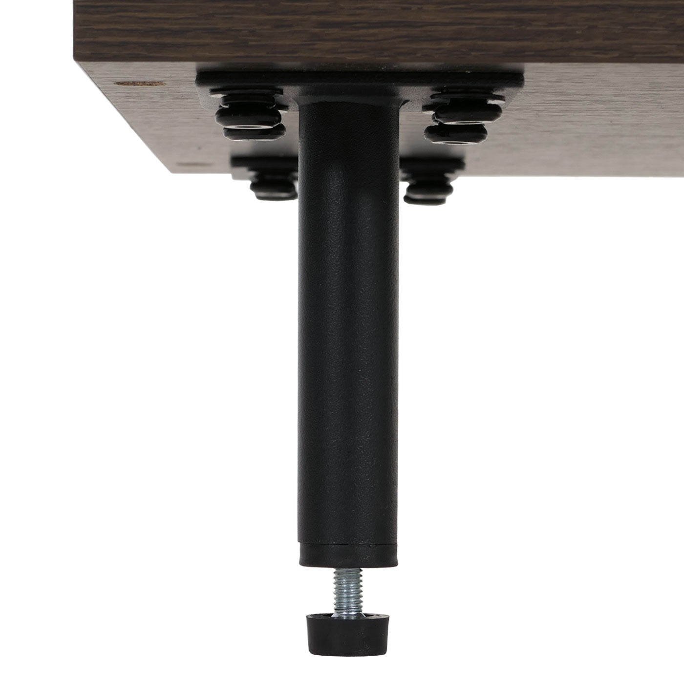 Cosmo Casa - Kledingkast Ladekast - Scandinavische Stijl - Metaal en Houtmelamine - 53x94x35cm - Donkerbruin