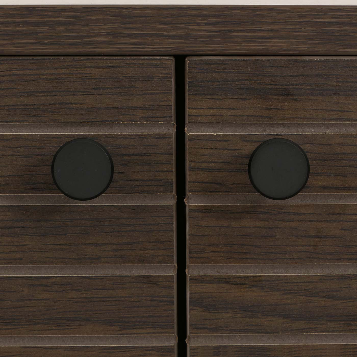 Cosmo Casa - Kledingkast Ladekast - Scandinavische Stijl - Metaal en Houtmelamine - 53x94x35cm - Donkerbruin