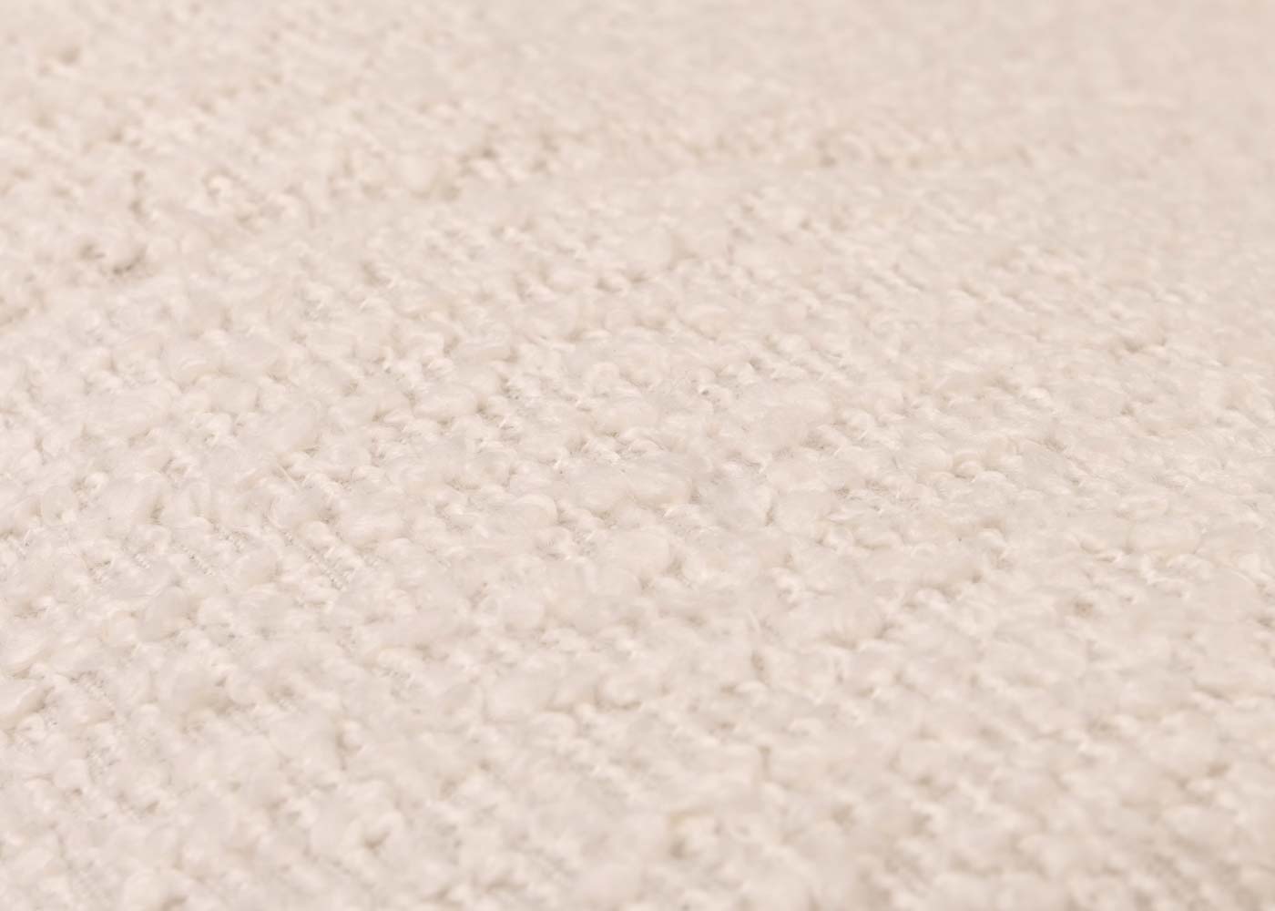 Cosmo Casa - Schommelstoel - Relaxstoel - Hout - FSC Gecertificeerd - Stoftextiel Bouclé - 450gm - Crème - Naturel Frame