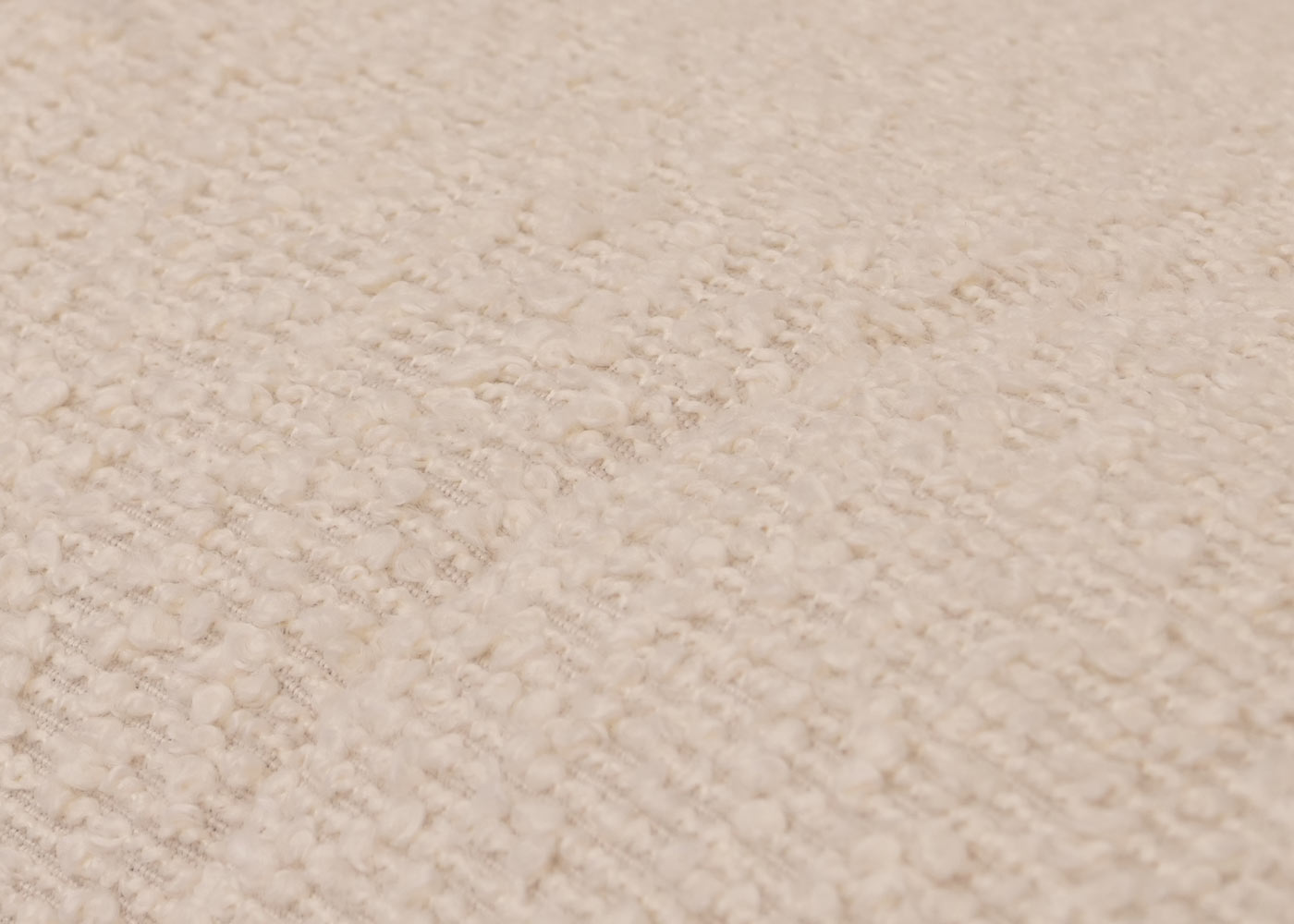 Cosmo Casa - Schommelstoel - Relaxstoel - Hout - FSC Gecertificeerd - Stoftextiel Bouclé - 450gm - Beige - Naturel Frame