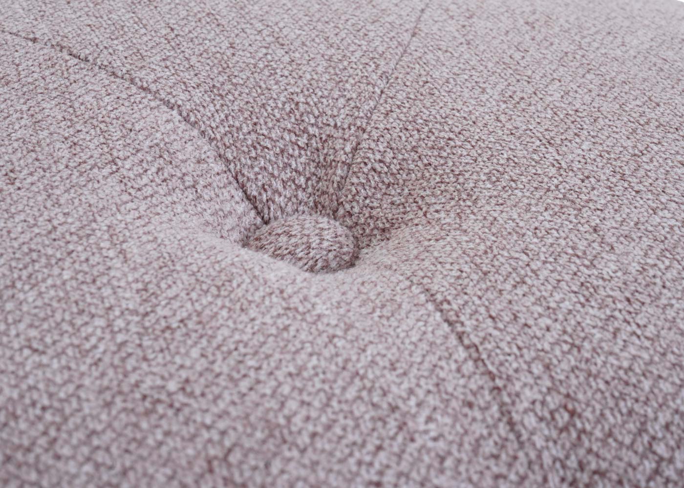 Cosmo Casa - Chesterfield Poef - Voetensteun - Waterafstotende Textiel - Lichtroze