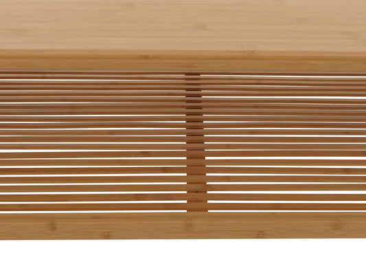 Cosmo Casa - Bamboe Salontafel - Woonkamertafel - Salontafel - Bijzettafel - Opbergvak - FSC Gecertificeerd - 46x97x55cm