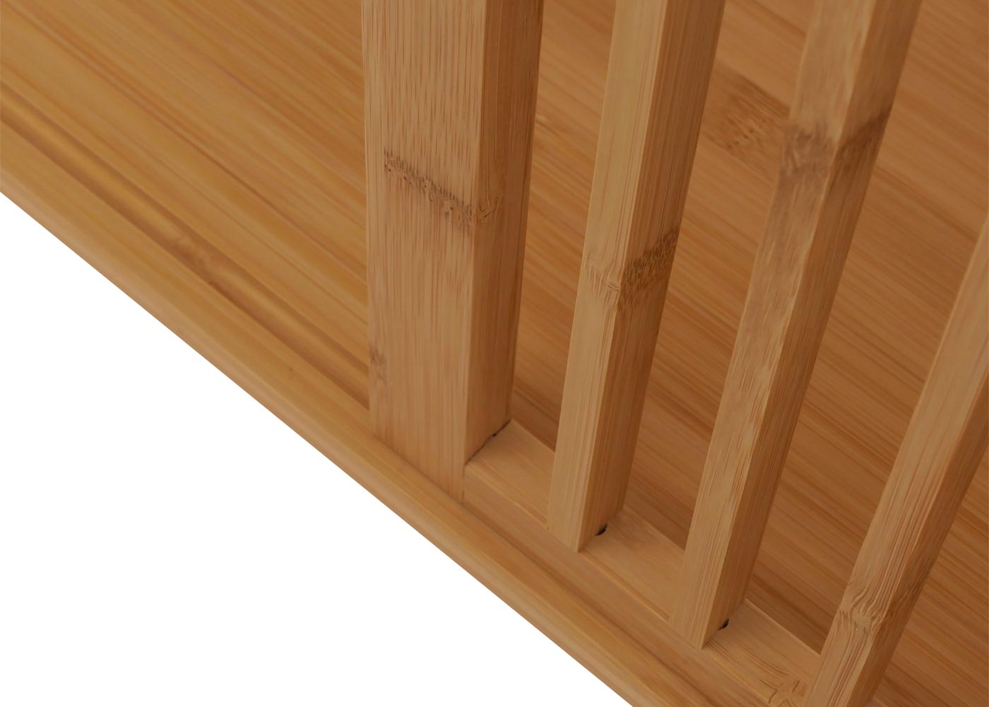 Cosmo Casa - Bamboe Staande Plank - Badkamerkast - Ladekast - 5 Planken - Schuifdeur - FSC Gecertificeerd - 186x80x45cm
