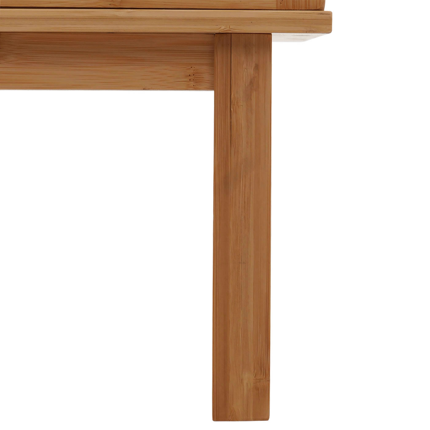 Cosmo Casa - Bamboe Staande Plank - Badkamerkast - Ladekast - 5 Planken - Schuifdeur - FSC Gecertificeerd - 186x80x45cm