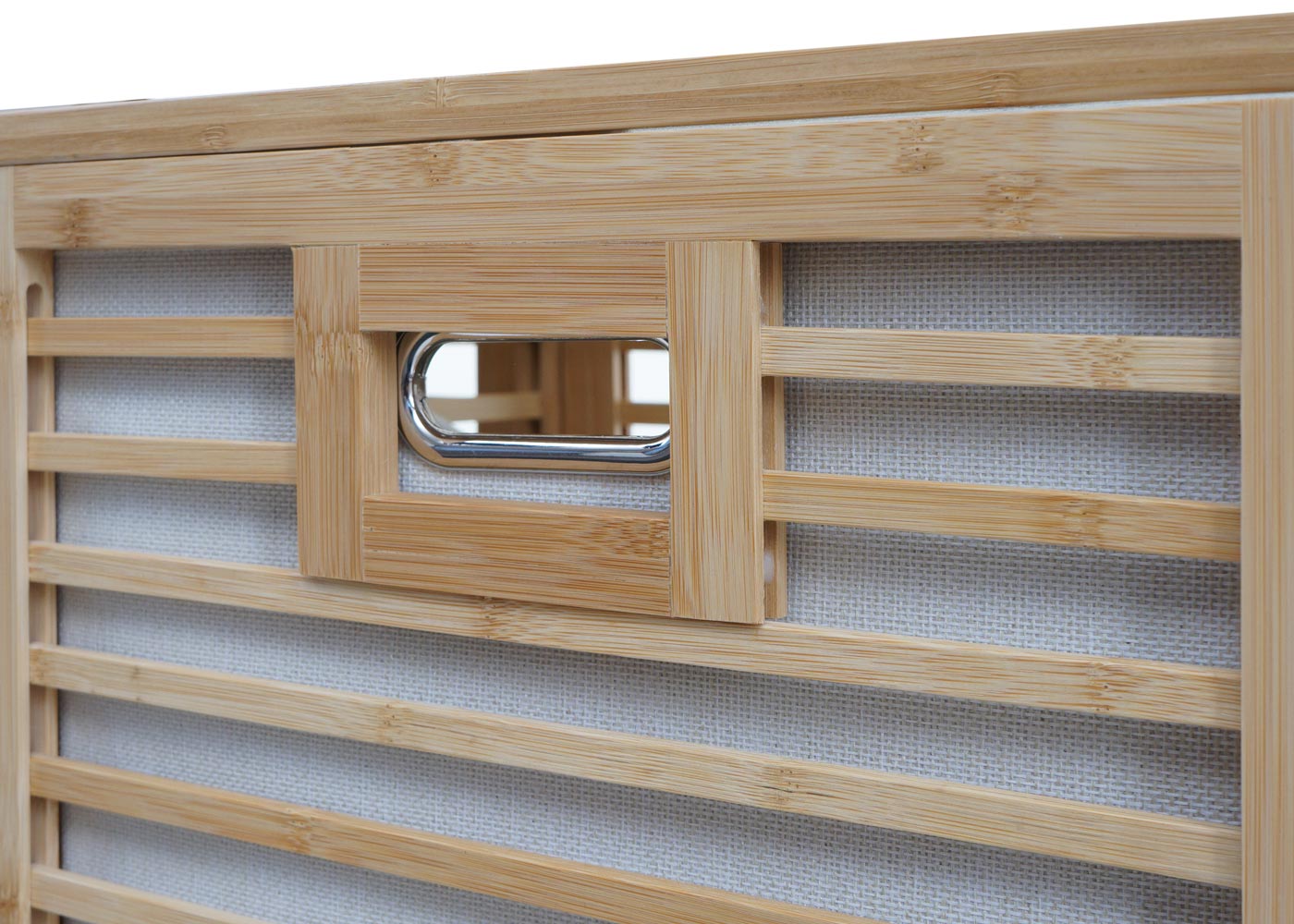 Cosmo Casa - Bamboe Badkamermeubel - Badkamerplank - 2 Wasmanden - 4 Planken - FSC Gecertificeerd - 168x81x33cm