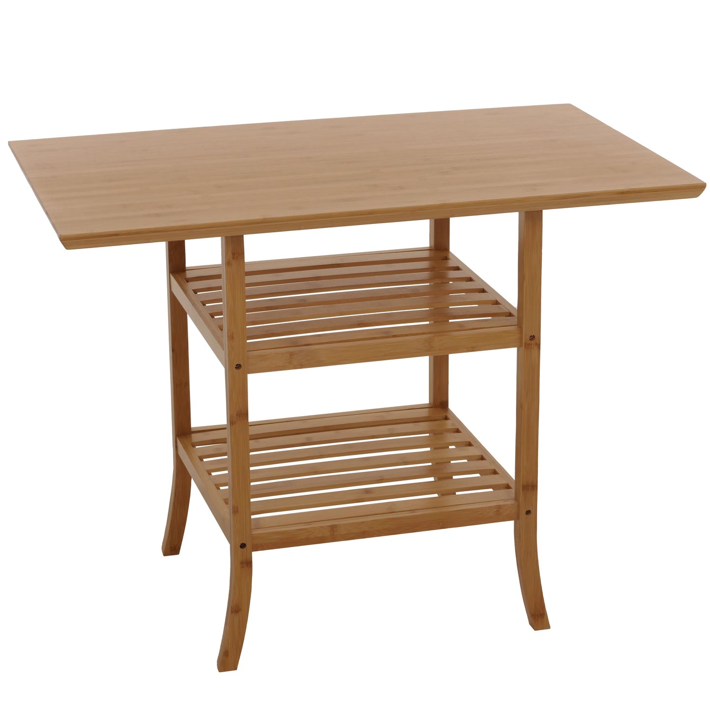Cosmo Casa - Bamboe Tafel - Balkontafel - Bijzettafel - Eettafel - Multifunctionele Tafel - FSC Gecertificeerd - 100x60cm