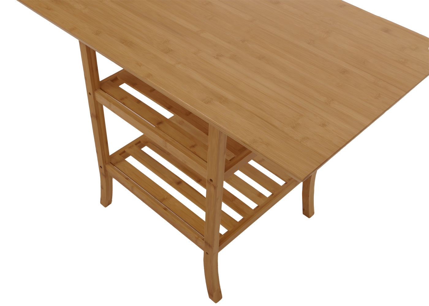 Cosmo Casa - Bamboe Tafel - Balkontafel - Bijzettafel - Eettafel - Multifunctionele Tafel - FSC Gecertificeerd - 100x60cm