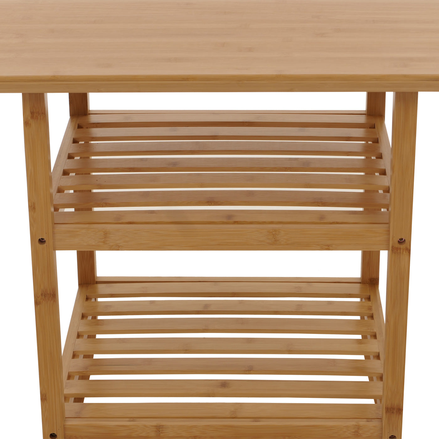 Cosmo Casa - Bamboe Tafel - Balkontafel - Bijzettafel - Eettafel - Multifunctionele Tafel - FSC Gecertificeerd - 100x60cm