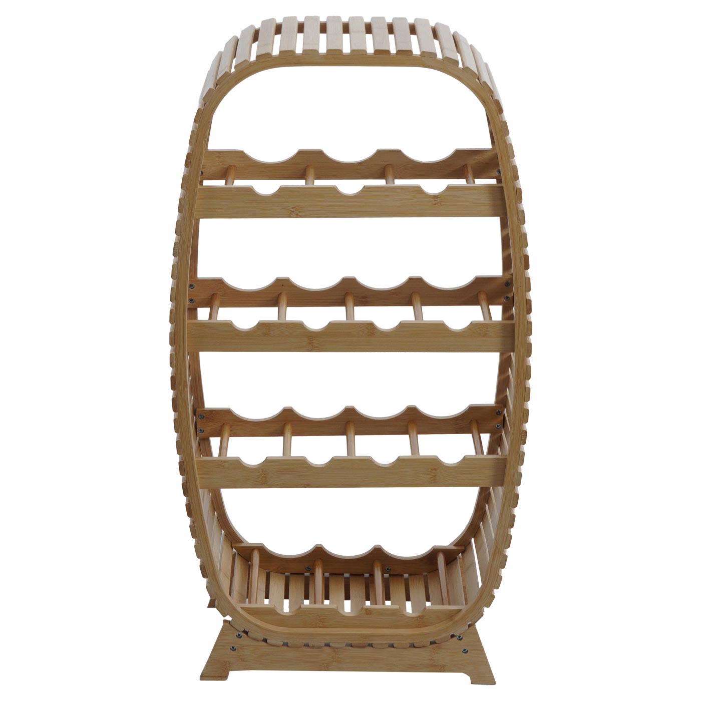 Cosmo Casa - Bamboe Wijnrek - Flessenrek voor 14 Flessen - FSC Gecertificeerd - 85x46x25cm