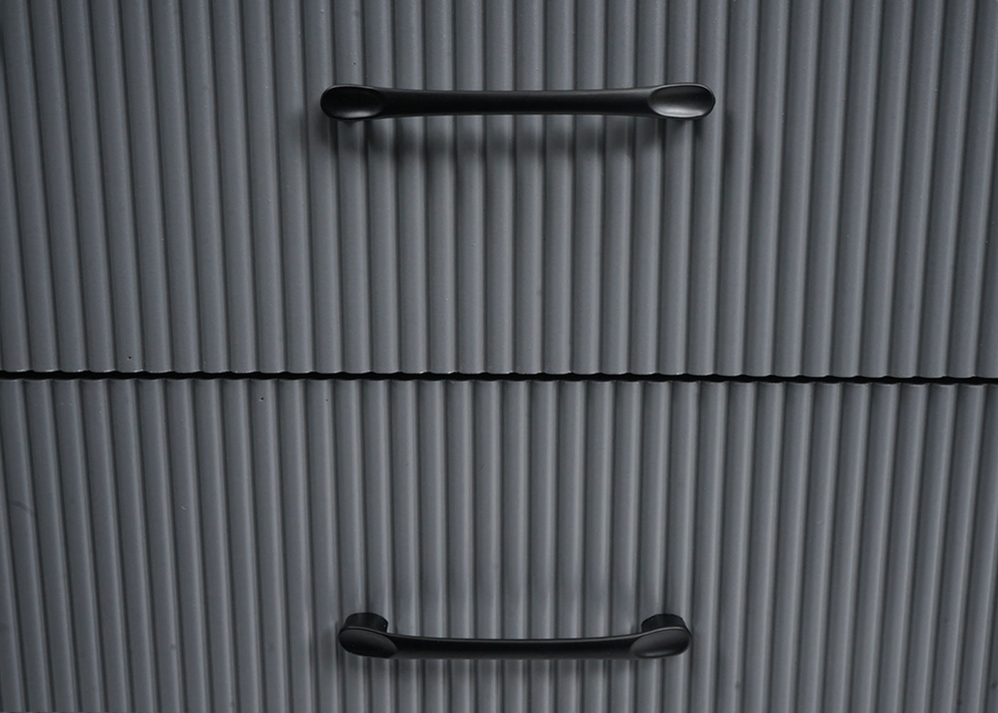 Cosmo Casa - Nachtkastje - Ladekast - 3D Design - Melaminehout - Marmerlook - Grijs