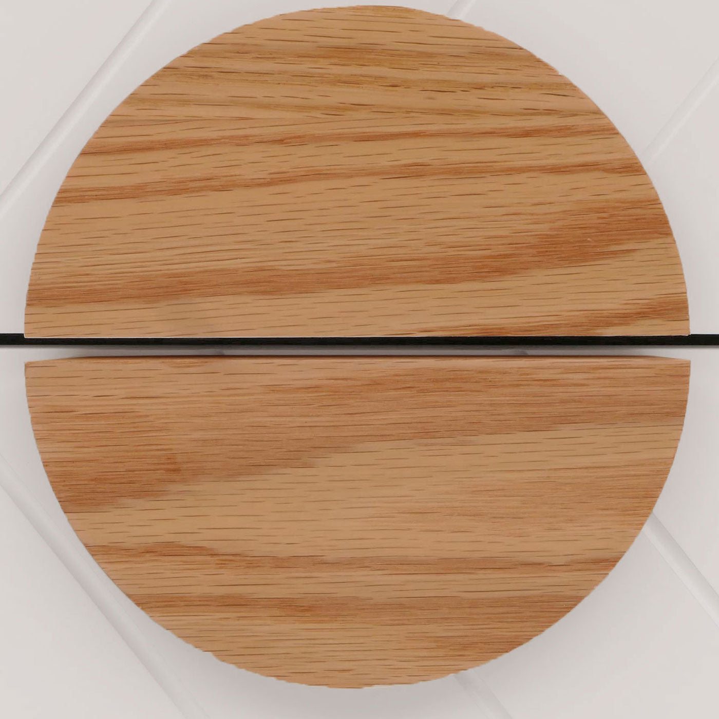 Cosmo Casa - Nachtkastje - Ladekast - Bijzettafel - Nachtkastje - Visgraatpatroon - Melamine Hout - Wit - 55x48x40cm