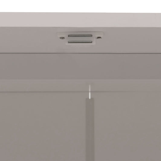 Cosmo Casa - Dressoir - Ladekast - Kast - Highboard Dressoir - Visgraatpatroon - Melamine Hout - Wit - 88x150x40cm