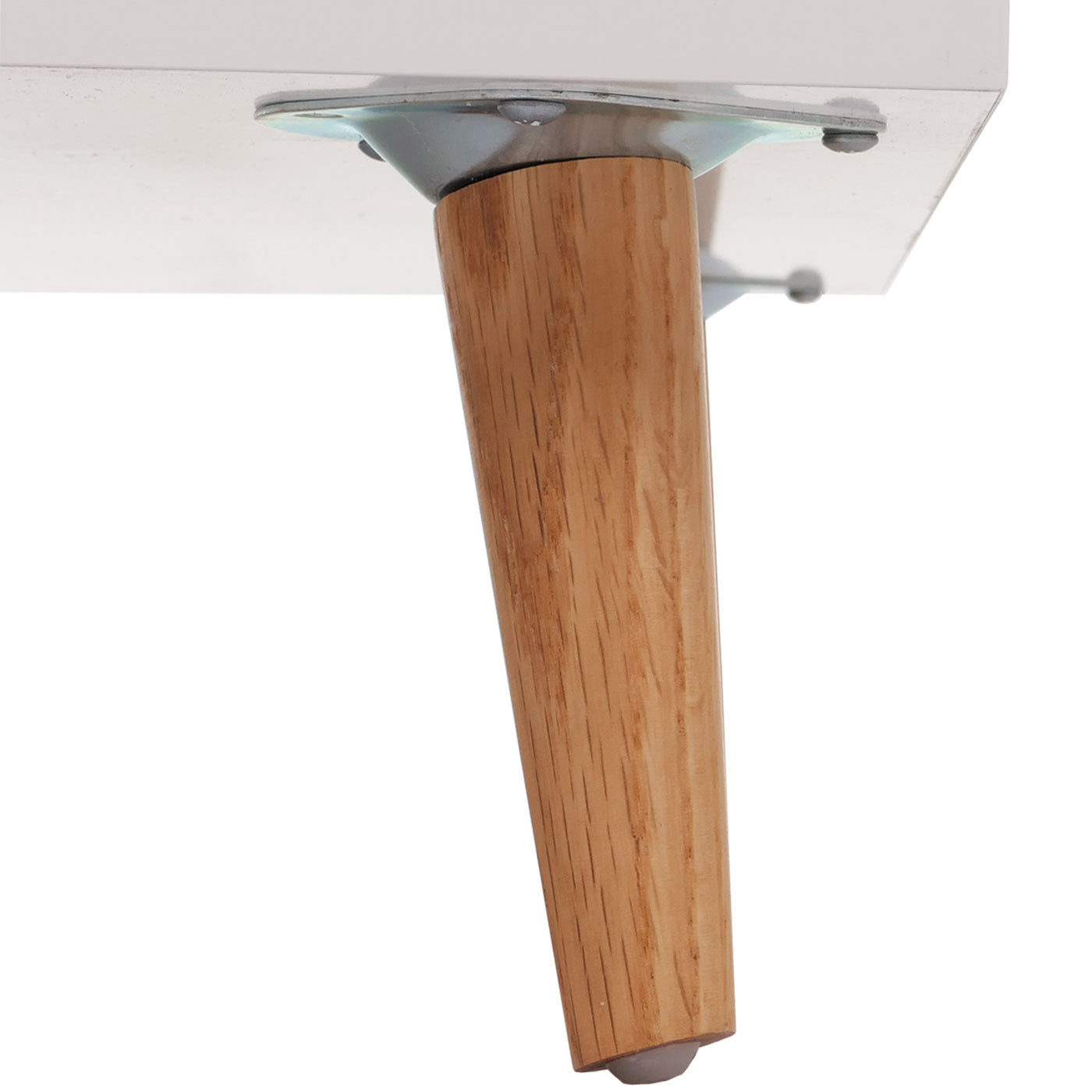 Cosmo Casa - Salontafel - Bijzettafel - Salontafel - Laden - Deuren - Vakken - Visgraatpatroon - Melamine Hout - Wit - 42x103x60cm