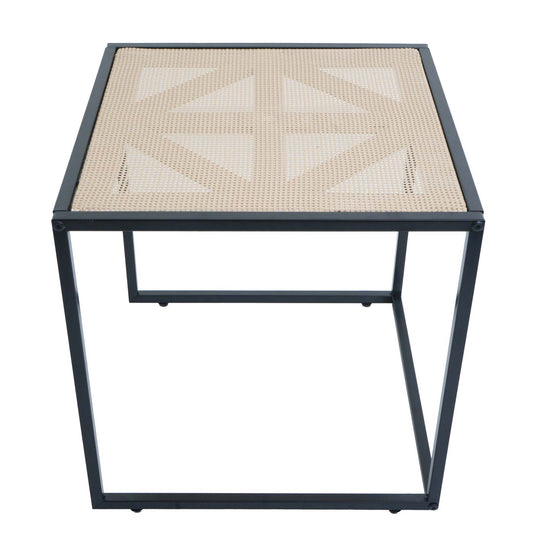 Cosmo Casa - Set van 2 Bijzettafels - Woonkamer Loungetafel - Rotan Look