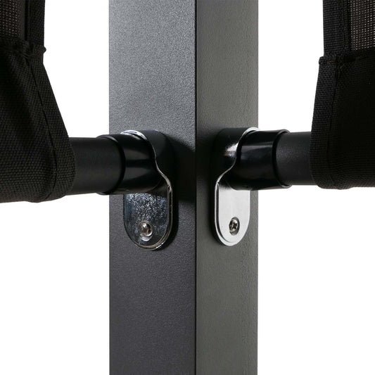 Cosmo Casa - XL Tuinligstoel - Bali Stijl - 10cm Bekleding - Aluminium - Donkergrijze Bekleding