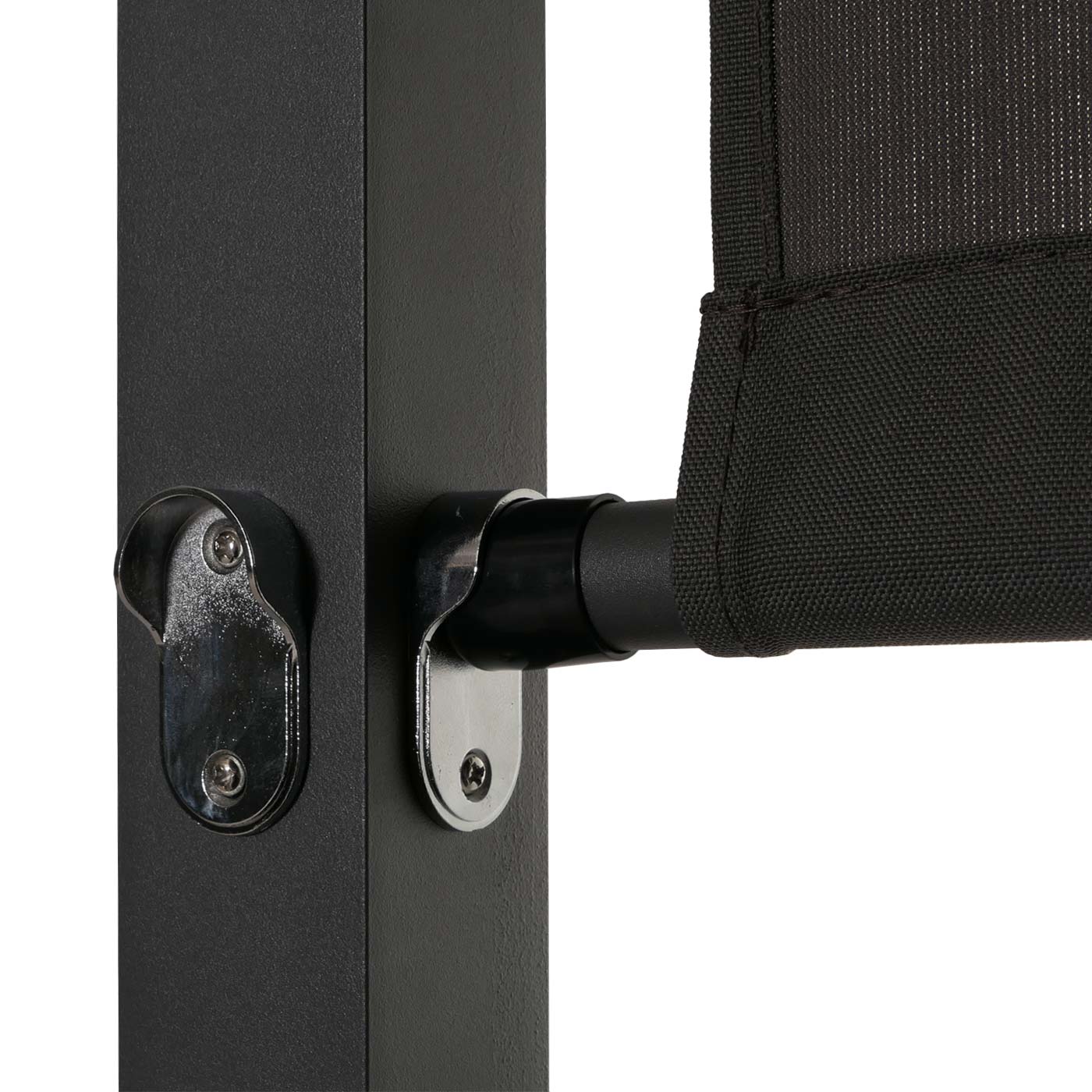 Cosmo Casa - XL Tuinligstoel - Bali Stijl - 10cm Bekleding - Aluminium - Donkergrijze Bekleding