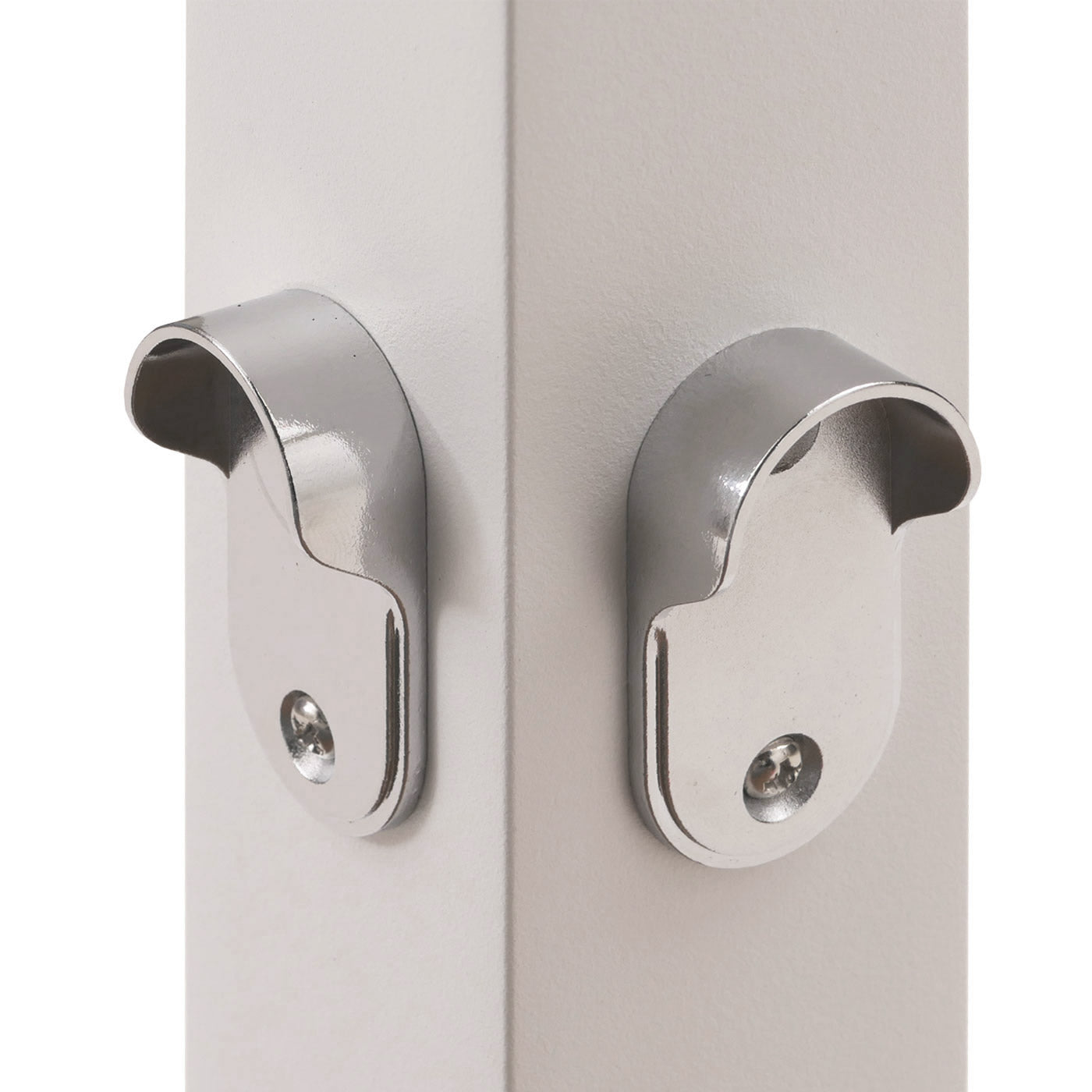 Cosmo Casa - XL Tuinligstoel - Bali Stijl - 10cm Bekleding - Aluminium - Witte Bekleding - Crème Frame