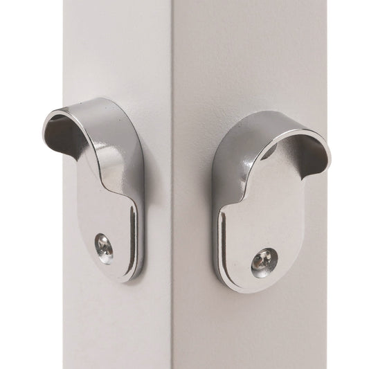 Cosmo Casa - XL Tuinligstoel - Bali Stijl - 10cm Bekleding - Aluminium - Witte Bekleding - Crème Frame