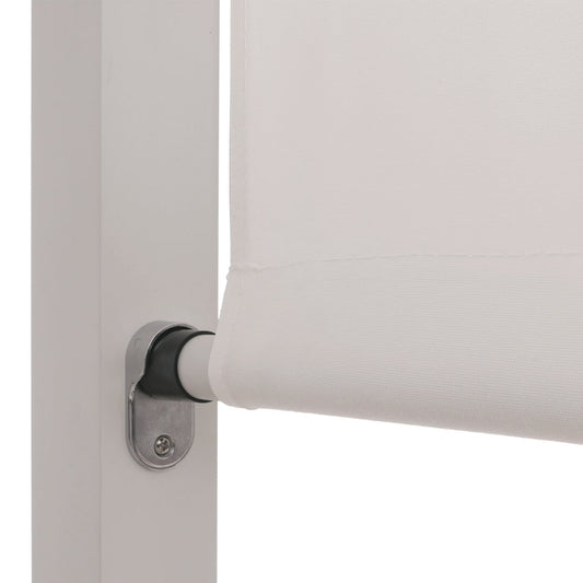 Cosmo Casa - XL Tuinligstoel - Bali Stijl - 10cm Bekleding - Aluminium - Witte Bekleding - Crème Frame