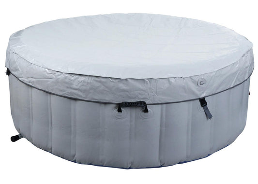 Cosmo Casa - Vervangingszwembad voor 4 Personen - Binnen/Buiten - Opblaasbaar - Gelamineerd PVC - Rond - 180 cm - Grijsblauw