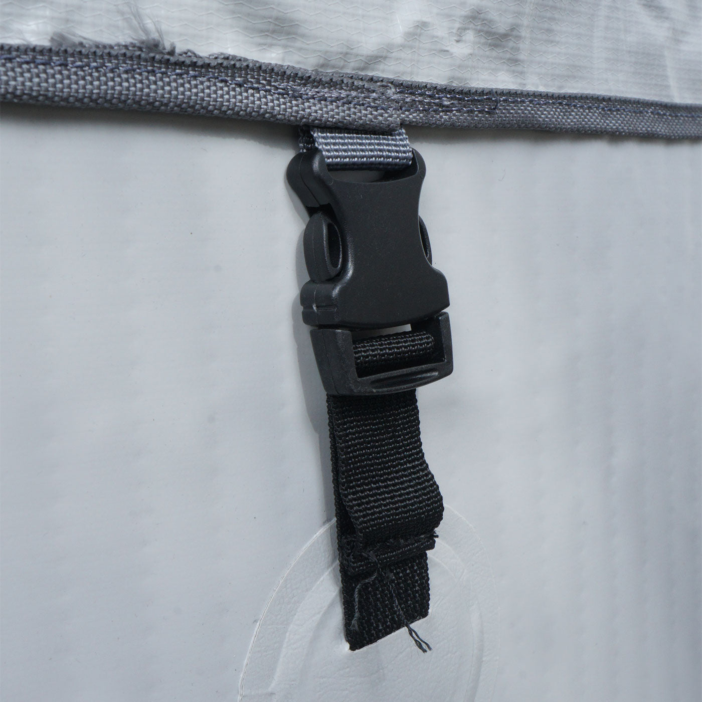 Cosmo Casa - Vervangingszwembad voor 5 Personen - Binnen/Buiten - Opblaasbaar - Dropstitch-Stof - Rond - 180 cm - Grijs-Wit