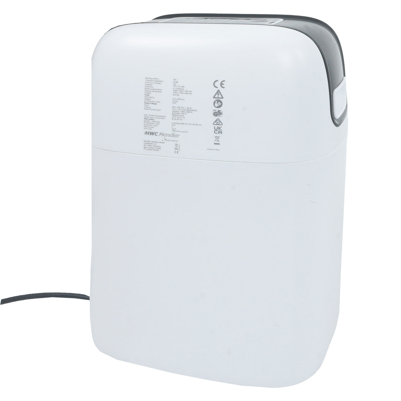 Cosmo Casa - Vervangende Pomp voor Whirlpool - Bedieningspaneel - Met Verwarmingsfunctie