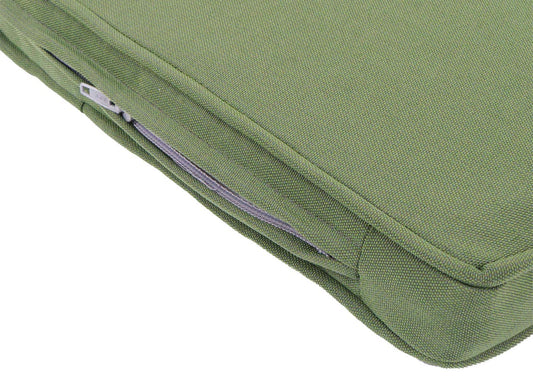 Cosmo Casa - Buitenfauteuil - Weerbestendig Touwgaas - Acaciahout - Groen Kussen - Groen Frame