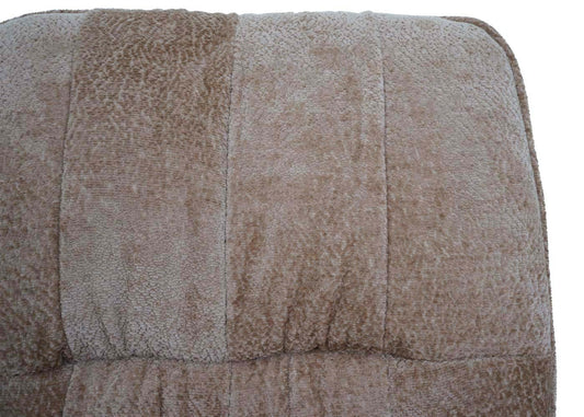 Cosmo Casa - Set van 2 Eetkamerstoelen - Roterende Armleuning met Auto-Return - Chenille Textiel - Lichtbruin