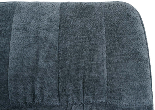 Cosmo Casa - Set van 2 Eetkamerstoelen - Roterende Armleuning met Auto-Return - Chenille Textiel - Blauwgroen