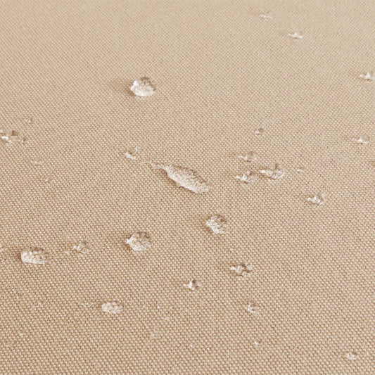 Cosmo Casa - XL Aluminium Tuinligstoel - Bali Stijl - Ko-Tex 10cm Kussen - 193x126x204cm - Zwart Frame - Crème Kussen