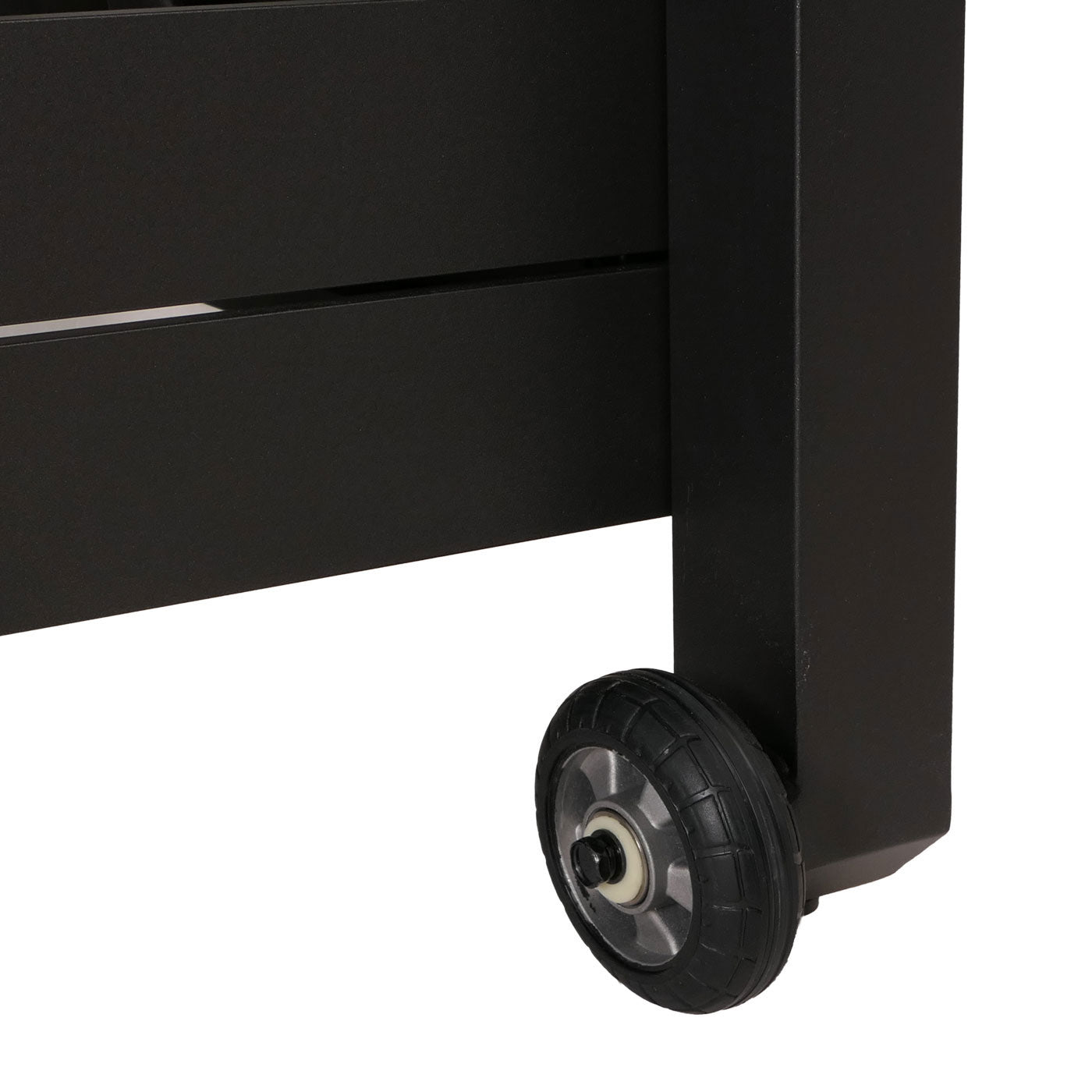 Cosmo Casa - XL Aluminium Tuinligstoel - Bali Stijl - Ko-Tex 10cm Kussen - 193x126x204cm - Zwart Frame - Crème Kussen