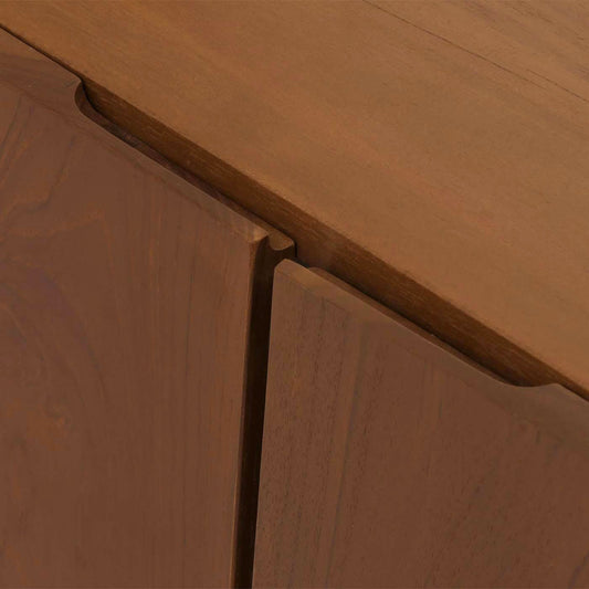 Cosmo Casa - Teak Badkamerset - IJdelheid Plank - Ladder Plank - Muur Spiegel - Badmat - Hoogwaardig B-Kwaliteit Teak