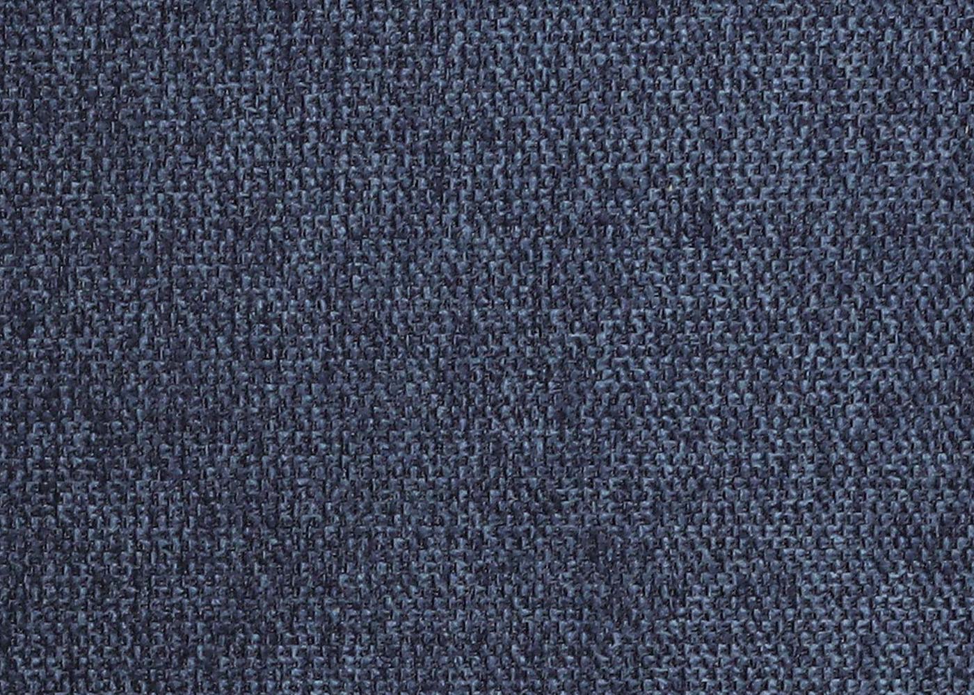 Cosmo Casa - Loungestoel met poef - Gestoffeerd - Textiel - Blauw