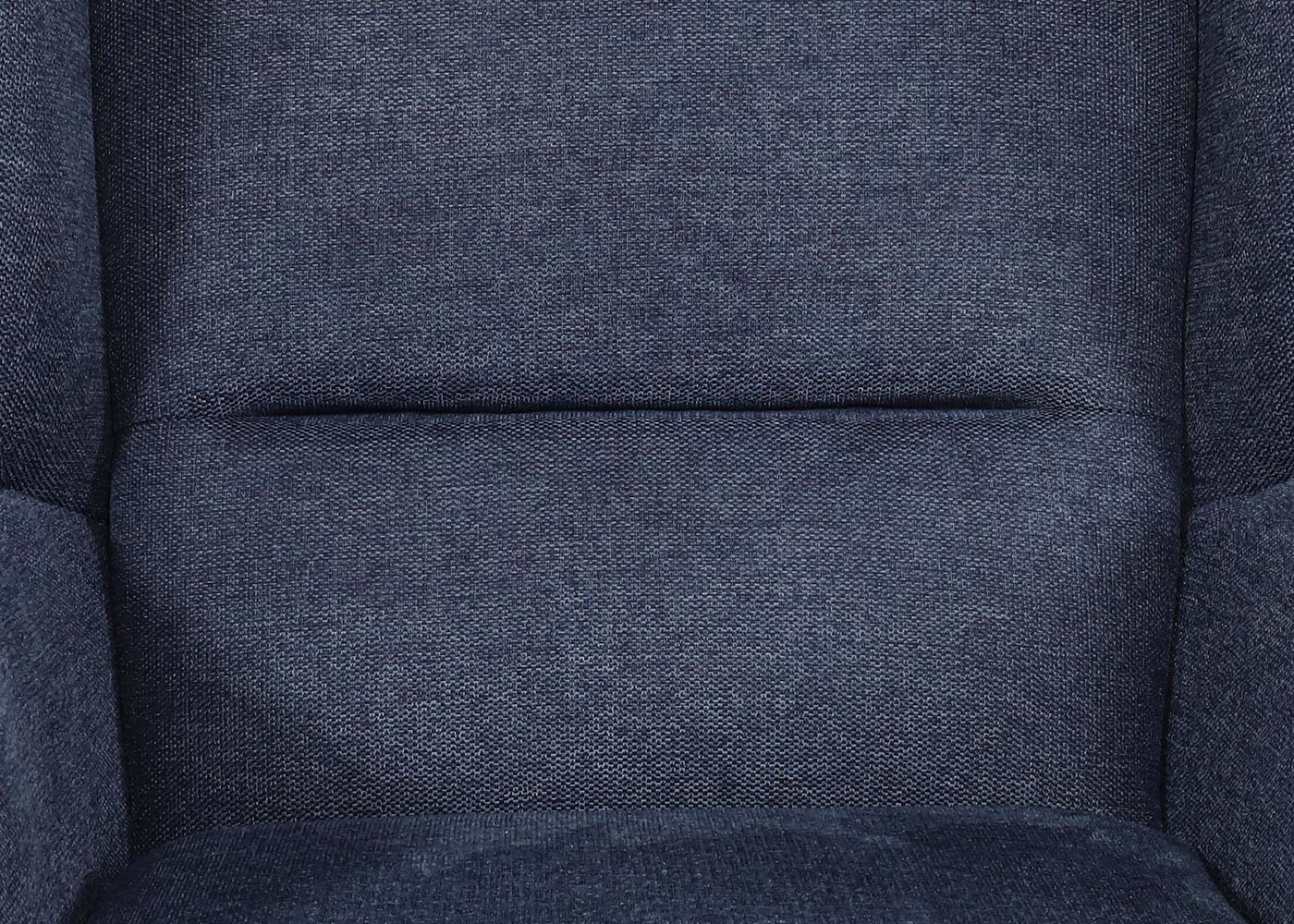 Cosmo Casa - Loungestoel - Vleugel - Textiel & Metaal - Blauw