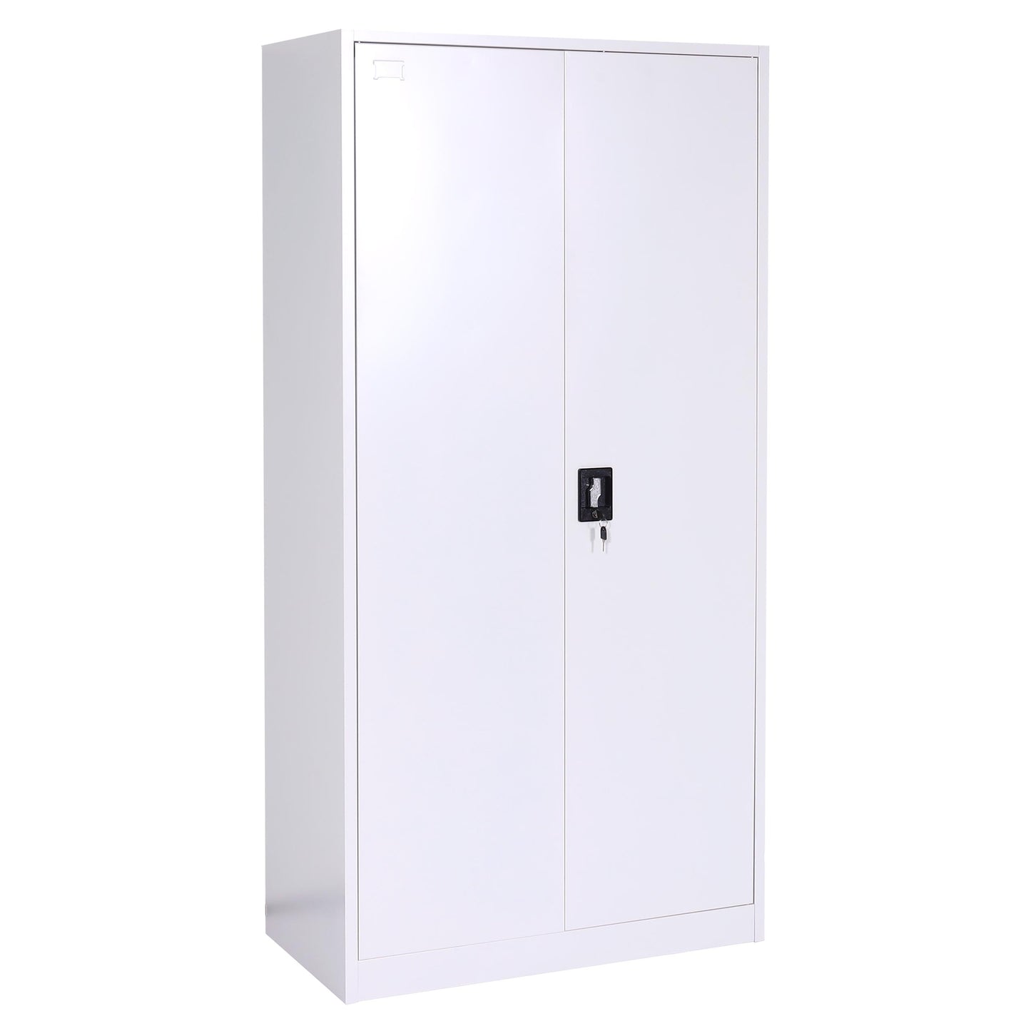 Cosmo Casa - Archiefkast - Multifunctioneel - Metaal - Grijs - 185×90×45 cm