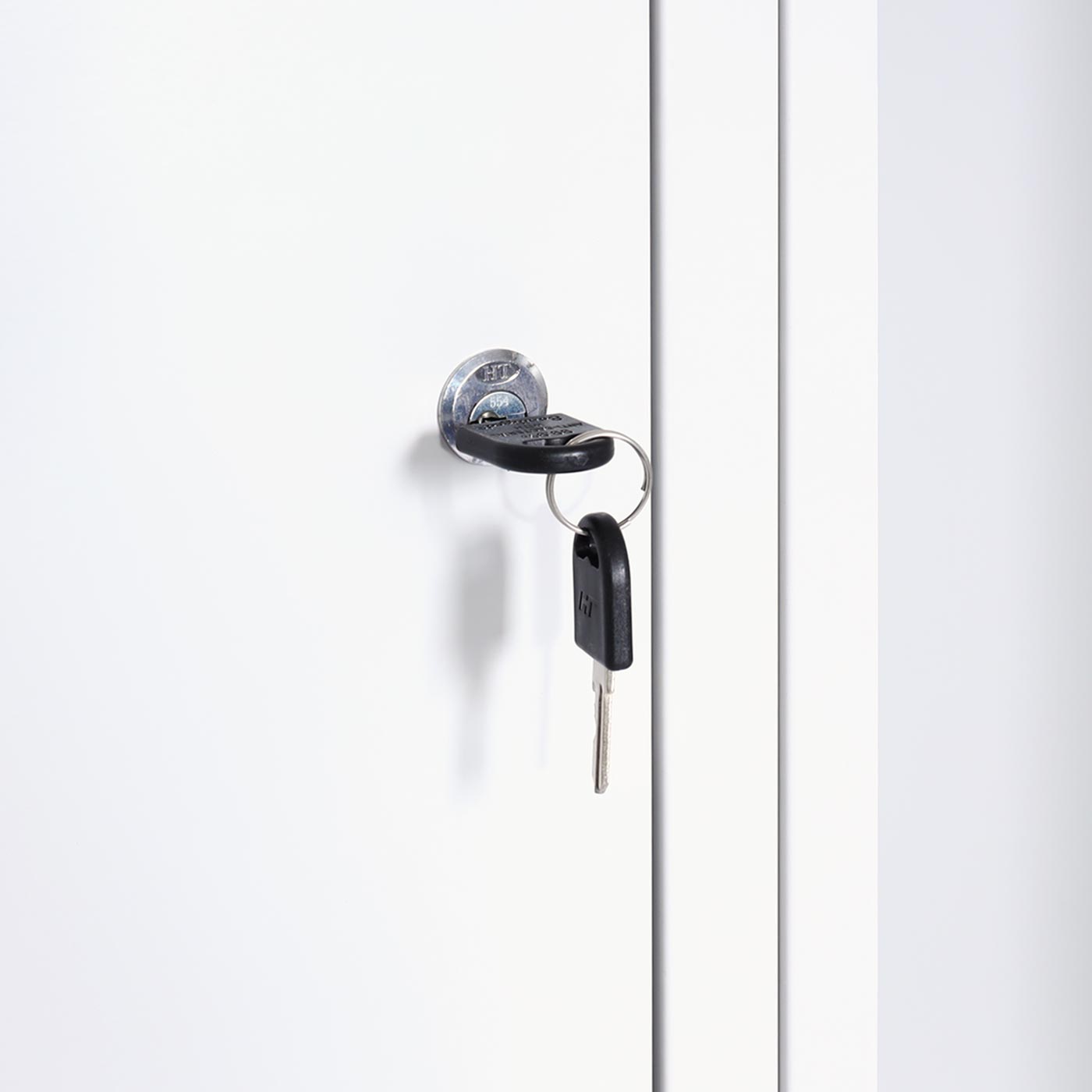 Cosmo Casa - Archiefkast - Multifunctioneel - Metaal - Grijs - 185×90×45 cm