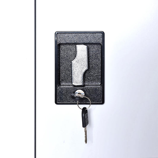 Cosmo Casa - Archiefkast - Multifunctioneel - Metaal - Grijs - 185×90×45 cm