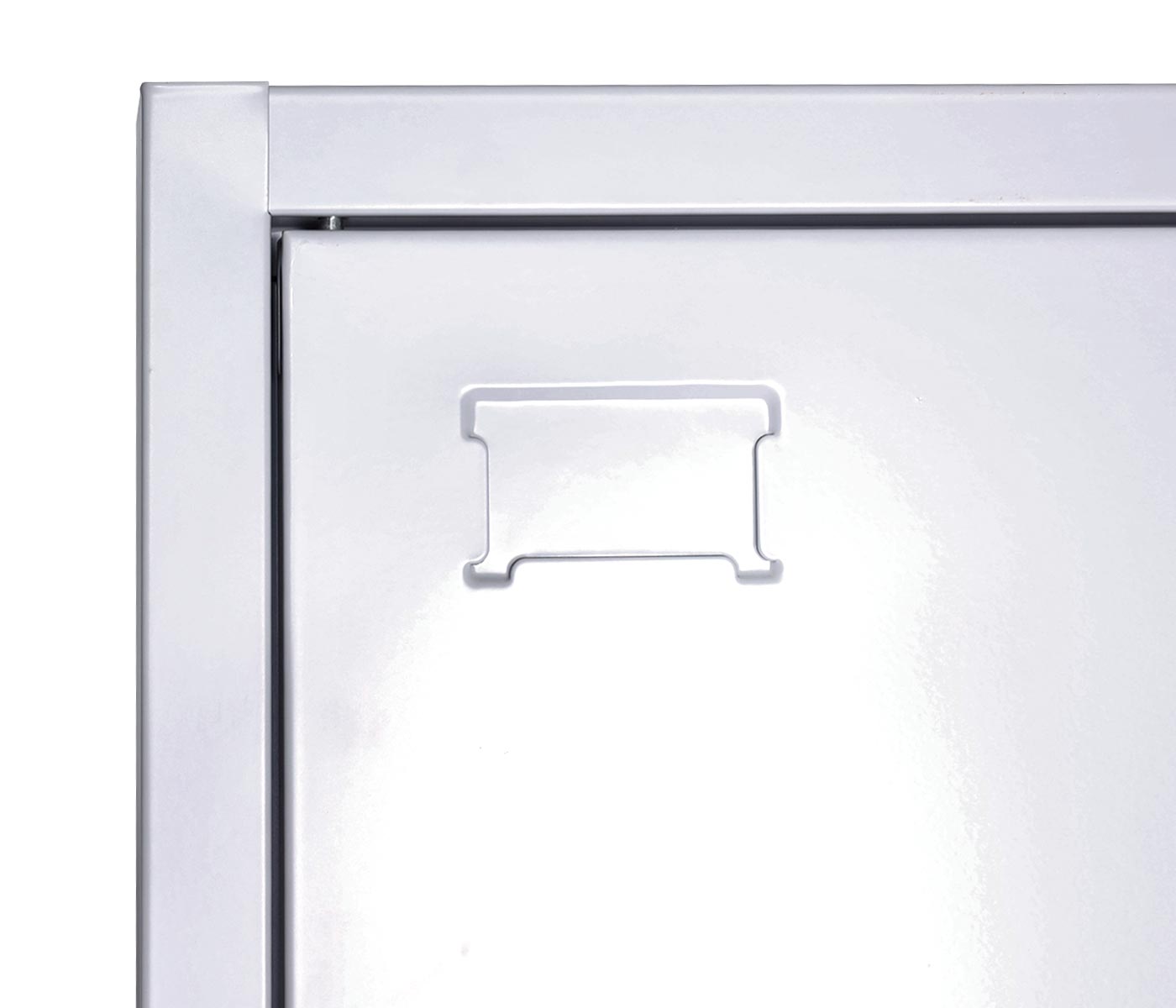 Cosmo Casa - Archiefkast - Multifunctioneel - Metaal - Grijs - 185×90×45 cm