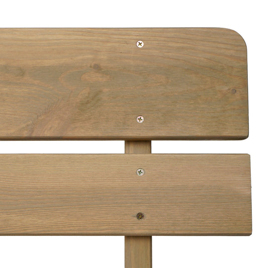 Cosmo Casa - Tuinbank Houten Bank Parkbank - Horecakwaliteit - Massief Hout - Naturel - 148 cm