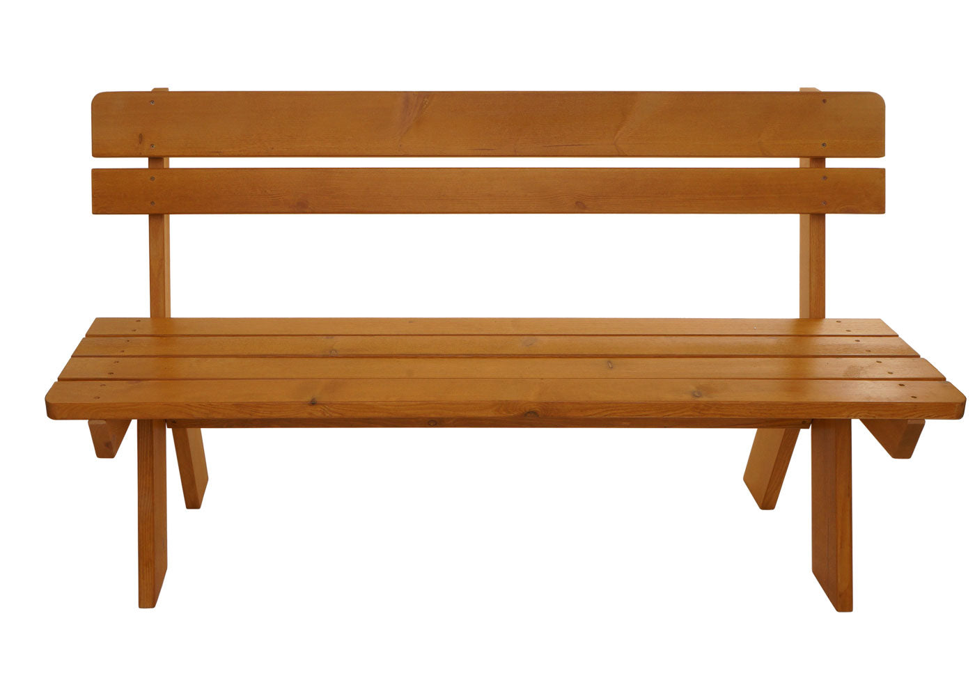 Cosmo Casa - Tuinbank Houten Bank Parkbank - Gastronomische Kwaliteit - Massief Hout - Honingkleurig - 148 cm