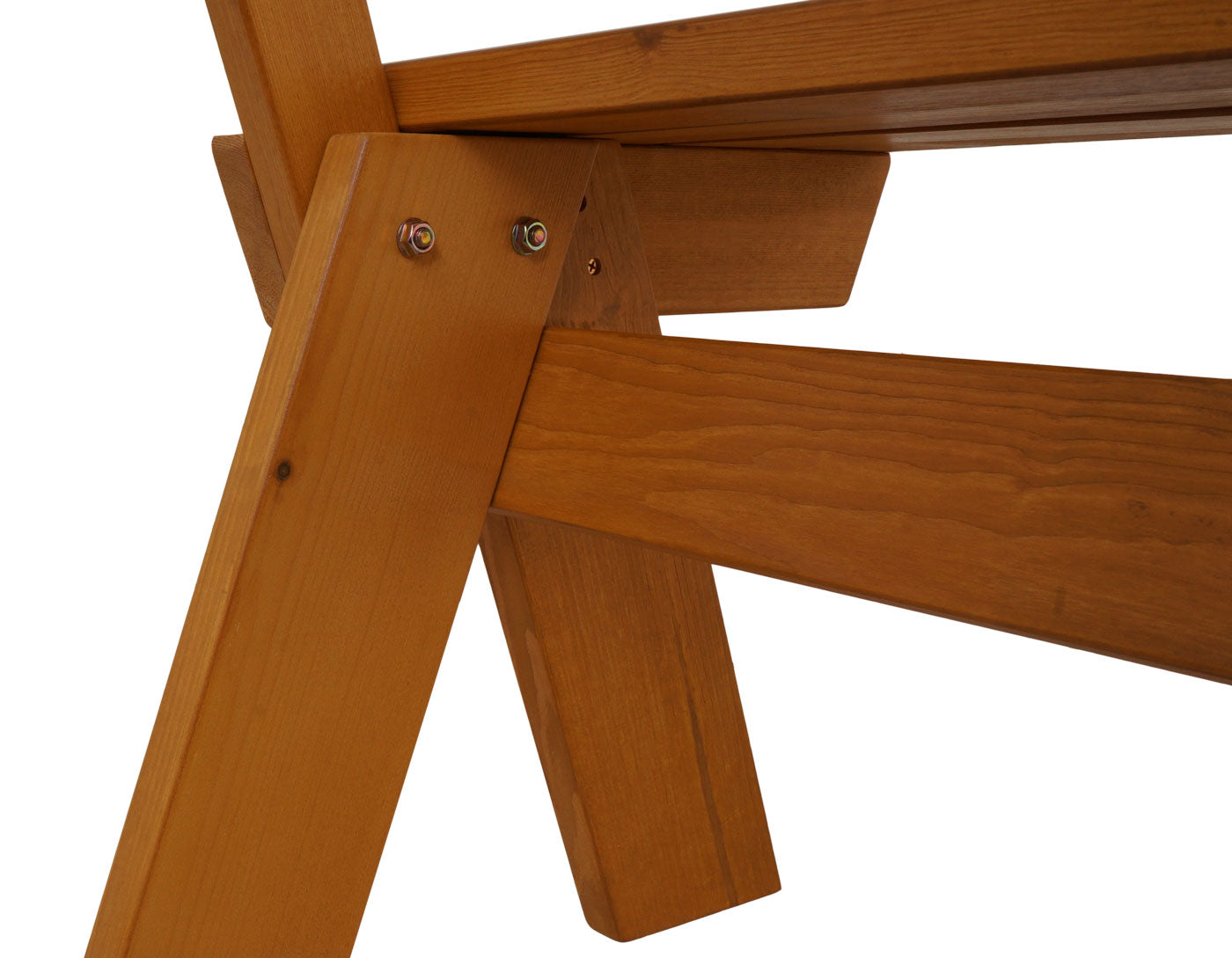 Cosmo Casa - Tuinbank Houten Bank Parkbank - Gastronomische Kwaliteit - Massief Hout - Honingkleurig - 148 cm