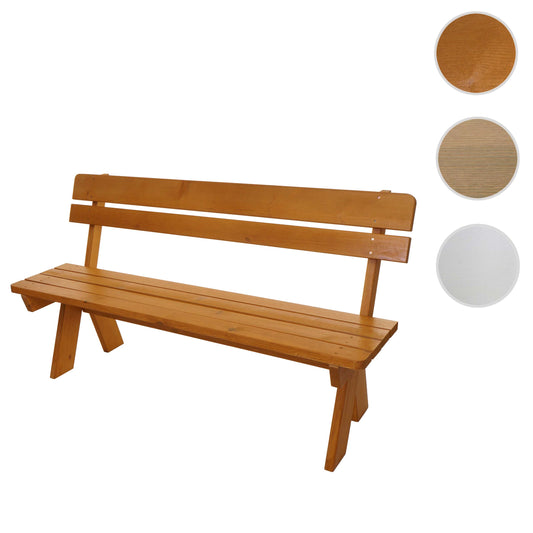Cosmo Casa - Tuinbank Houten Bank Parkbank - Gastronomische Kwaliteit - Massief Hout - Honingkleurig - 148 cm