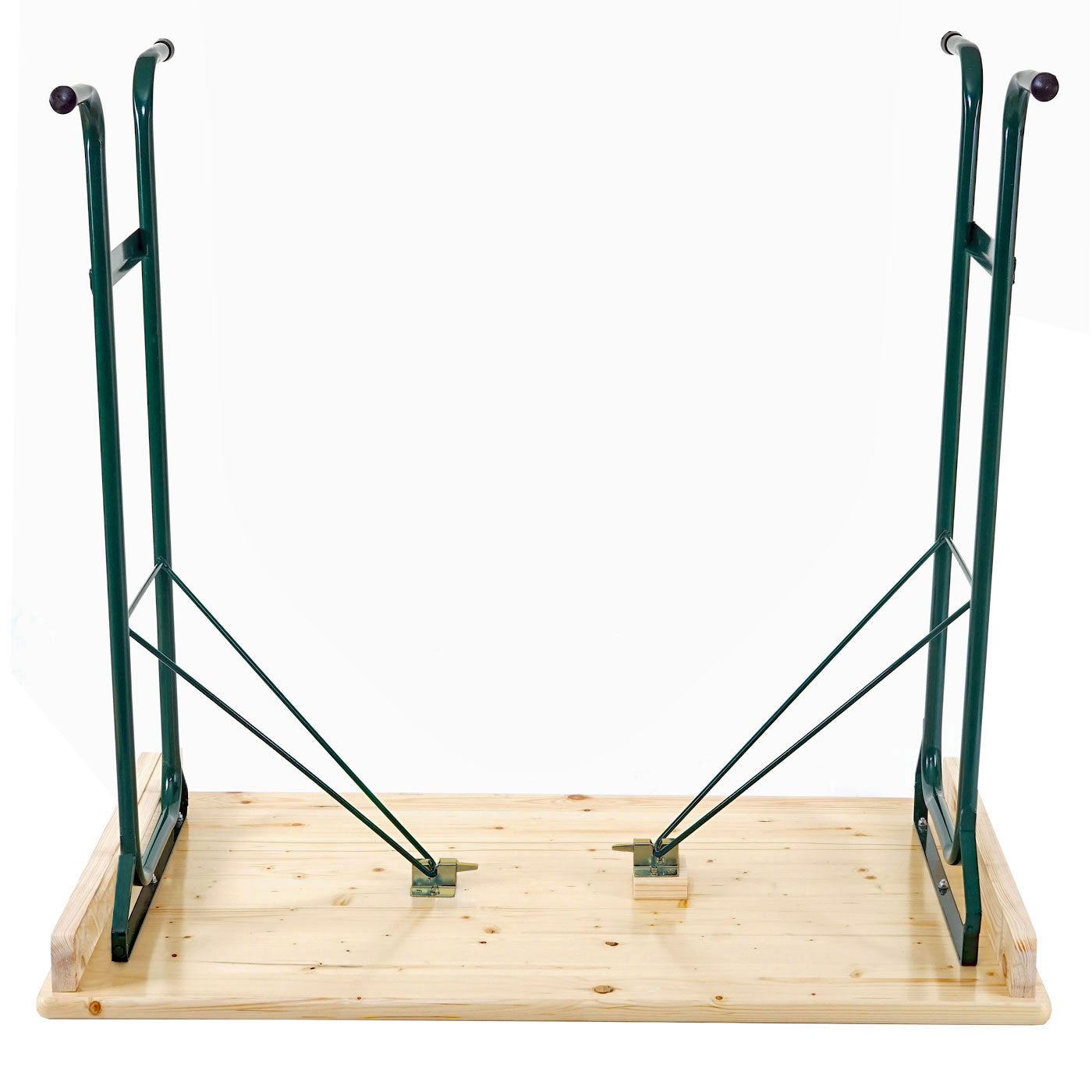 Cosmo Casa - Bartafel - Biertuintafel / Biertenttafel - Opvouwbaar Metaal & Grenenhout - 110×125×70 cm