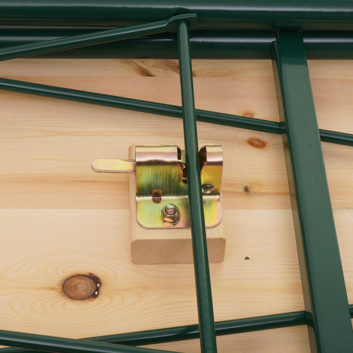 Cosmo Casa - Bartafel - Biertuintafel / Biertenttafel - Opvouwbaar Metaal & Grenenhout - 110×125×70 cm