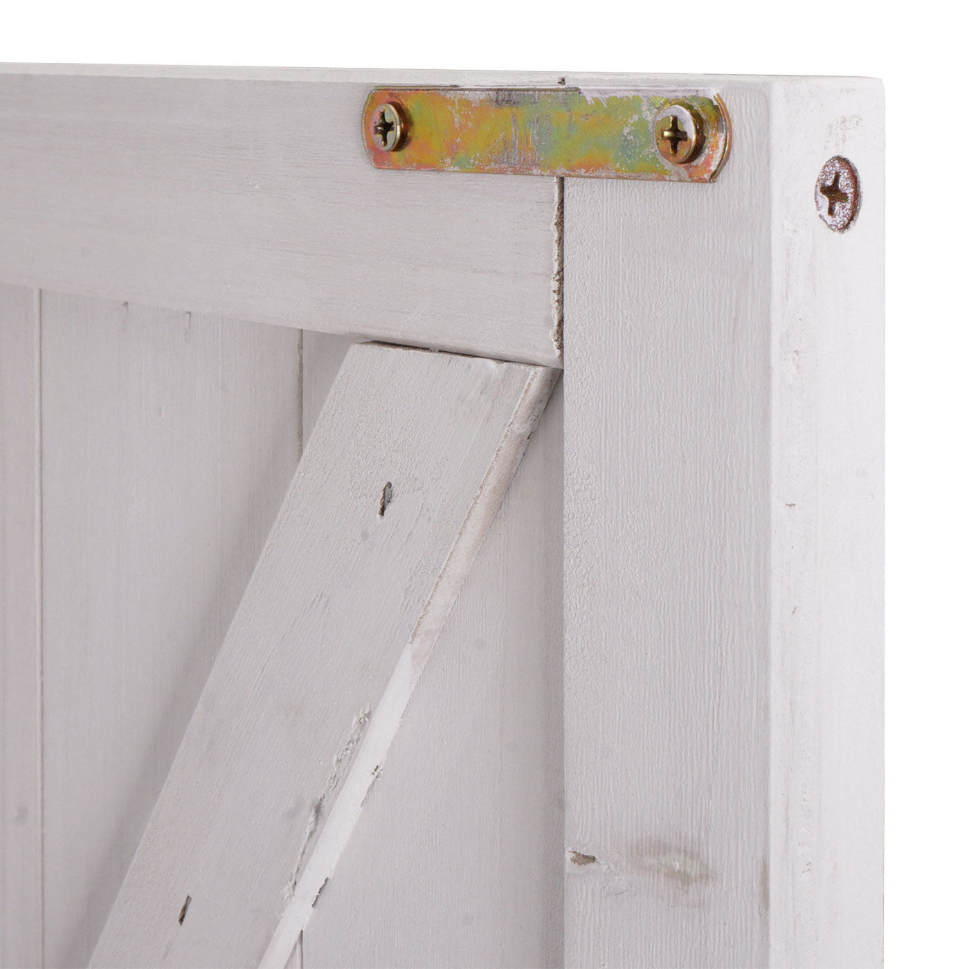 Cosmo Casa - Tuinkast met Werkblad - Plantentafel - Dennenhout - Wit - 86×104×52 cm