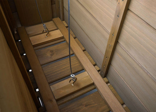 Cosmo Casa - Verhoogd Bed Plantenbak met Traliewerk - Dennenhout - Bruin - 145×85×50 cm