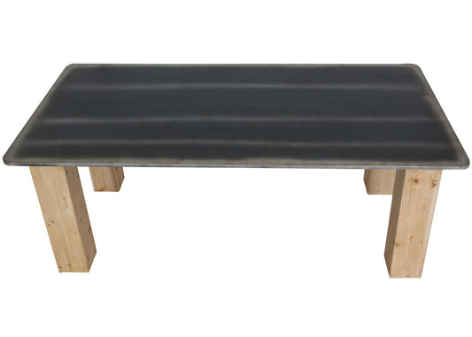 Cosmo Casa - Eettafel - Industrieel - Massief Hout - Naturel - 200×100 cm